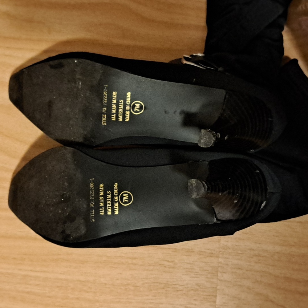 Navy blue boots - Picture 6 of 8
